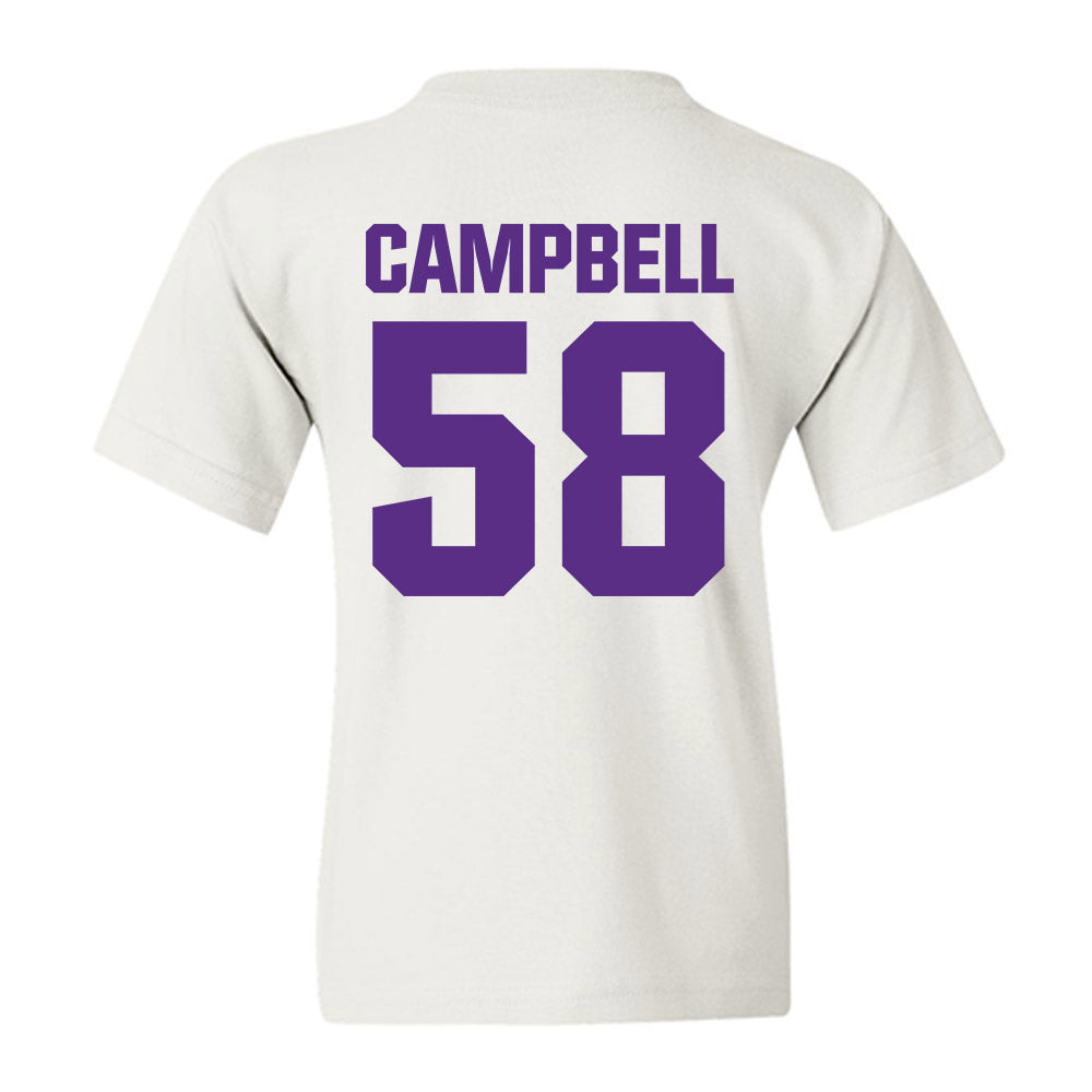 Northwestern - NCAA Football : Nathaniel Campbell - Sports Shersey Youth T-Shirt-1
