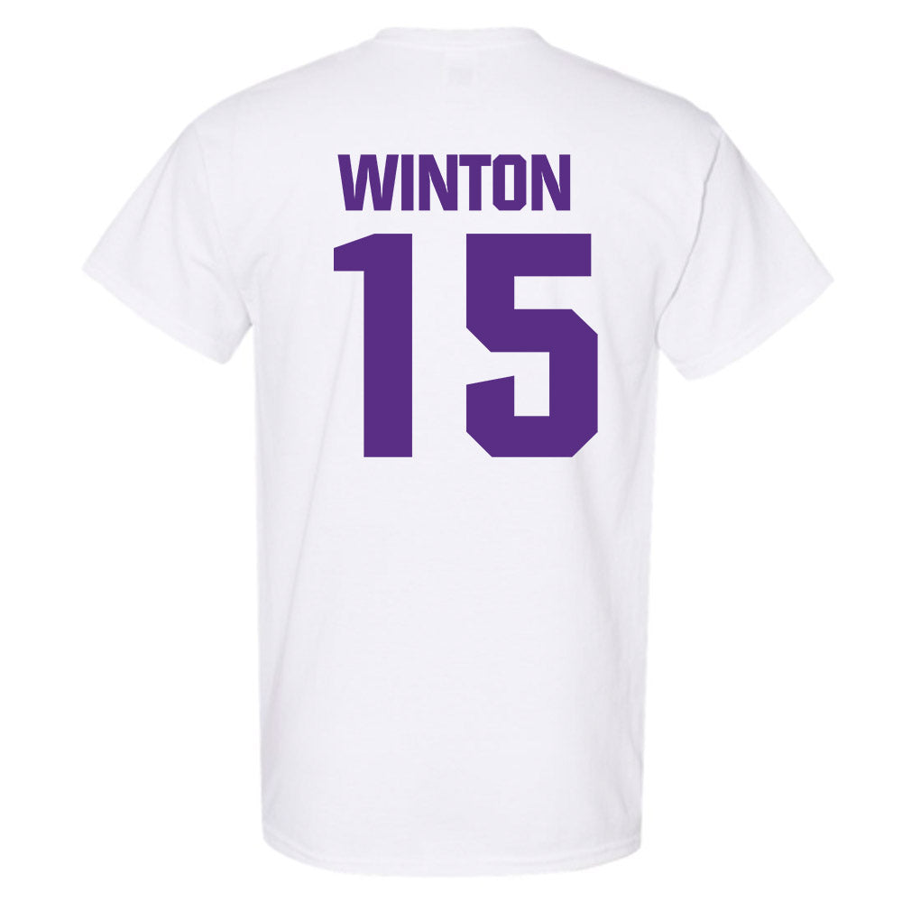 Northwestern - NCAA Football : Sean Winton - Sports Shersey T-Shirt-1