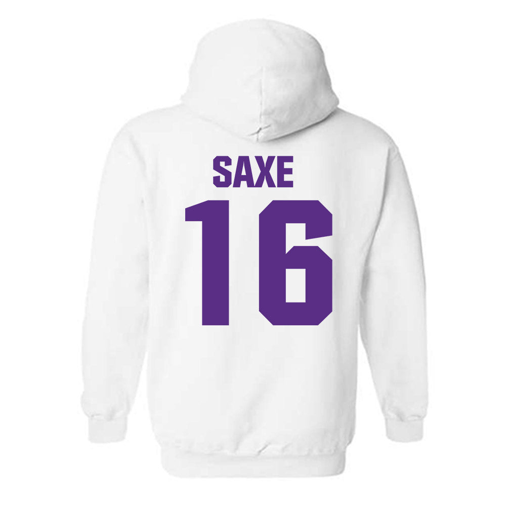 Northwestern - NCAA Football : Brennan Saxe - Sports Shersey Hooded Sweatshirt-1