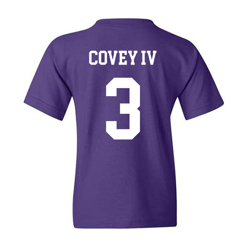 Northwestern - NCAA Football : Frank Covey IV - Sports Shersey Youth T-Shirt-1