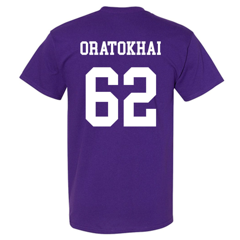 Northwestern - NCAA Football : Adrian-Izic Oratokhai - Sports Shersey T-Shirt