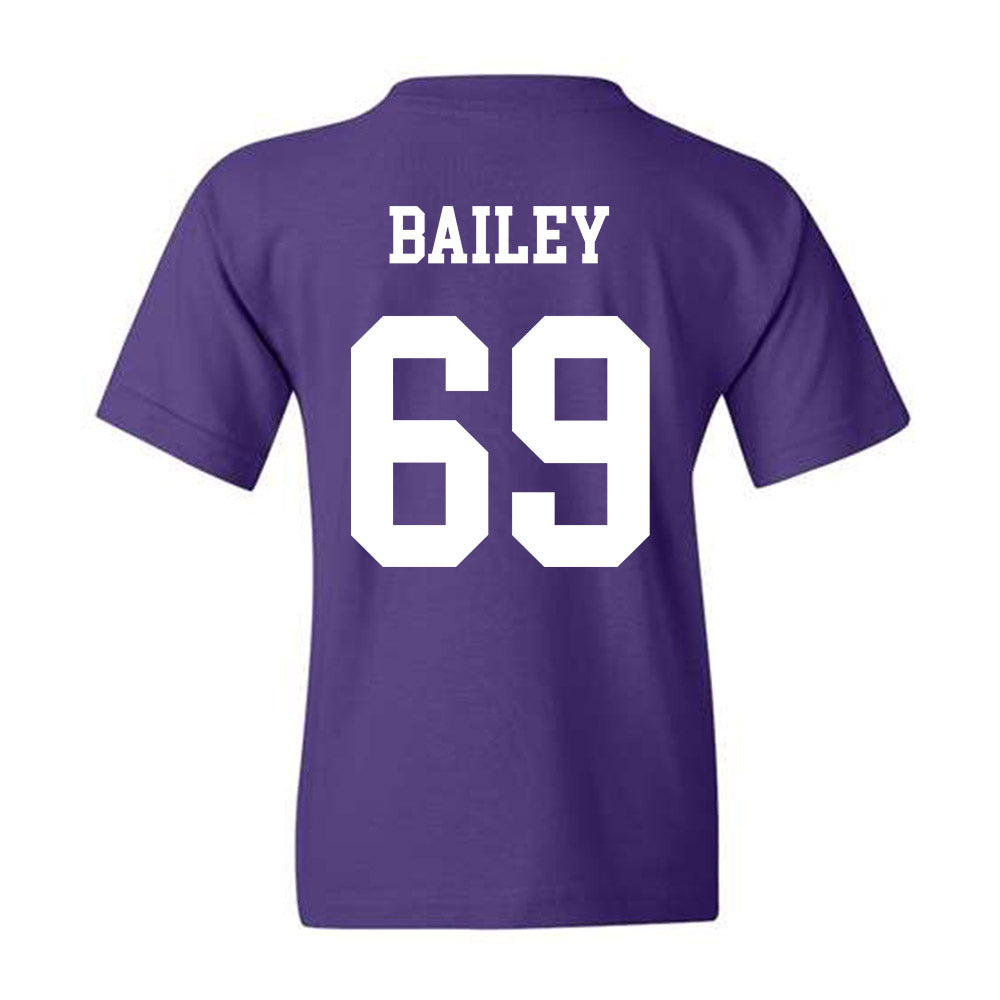 Northwestern - NCAA Football : Jack Bailey - Sports Shersey Youth T-Shirt