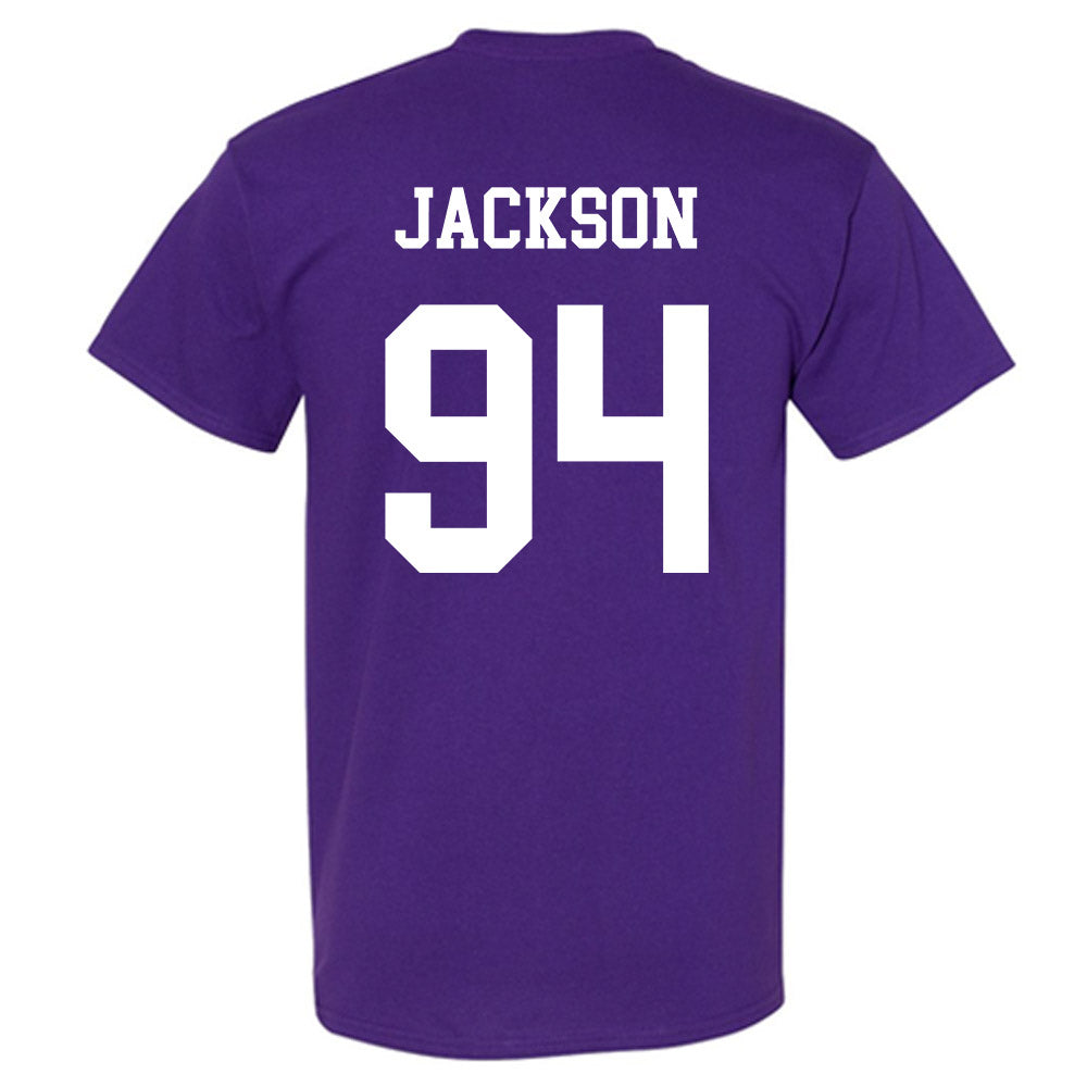 Northwestern - NCAA Football : Miguel Jackson - Sports Shersey T-Shirt-1
