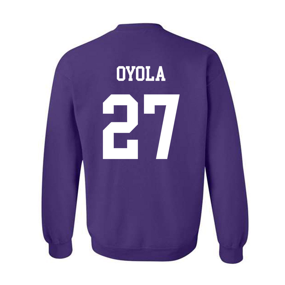 Northwestern - NCAA Football : Jack Oyola - Sports Shersey Crewneck Sweatshirt