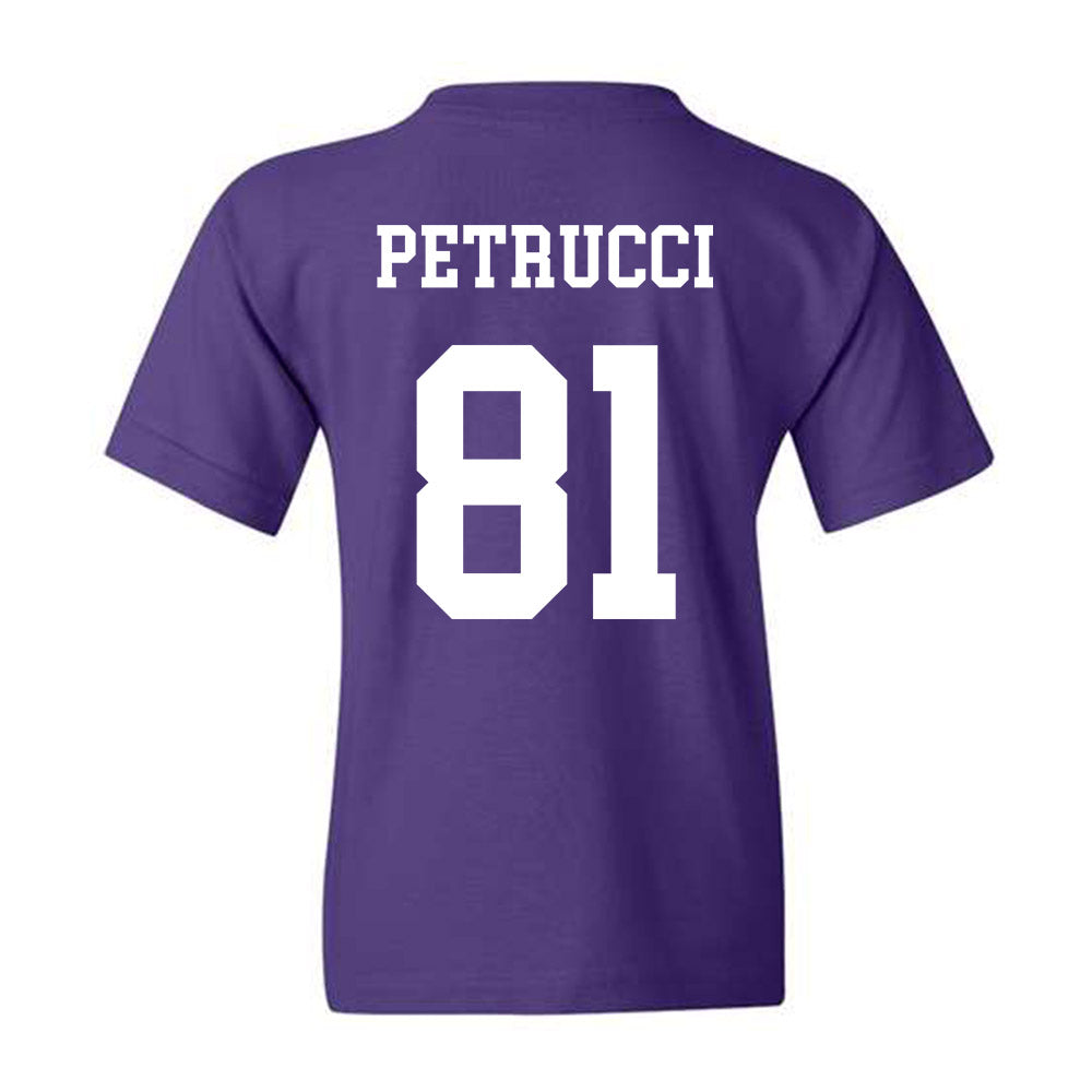 Northwestern - NCAA Football : Christopher Petrucci - Sports Shersey Youth T-Shirt