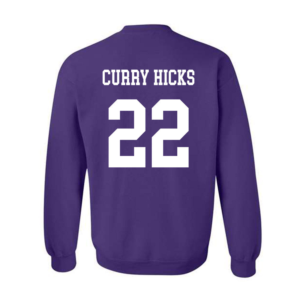 Northwestern - NCAA Football : Terrion Curry-Hicks - Sports Shersey Crewneck Sweatshirt