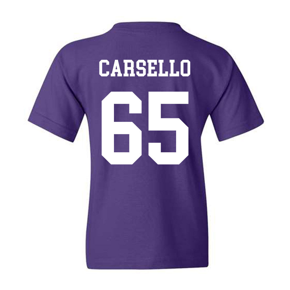 Northwestern - NCAA Football : Jackson Carsello - Sports Shersey Youth T-Shirt