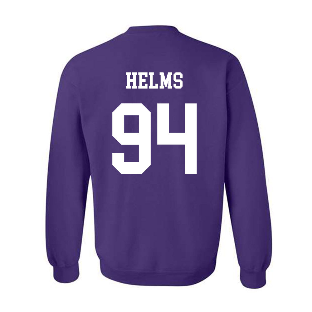 Northwestern - NCAA Football : Henry Helms - Sports Shersey Crewneck Sweatshirt