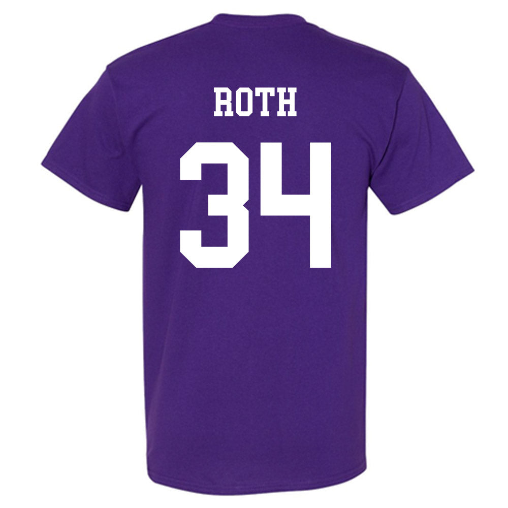 Northwestern - NCAA Football : Payton Roth - Sports Shersey T-Shirt-1