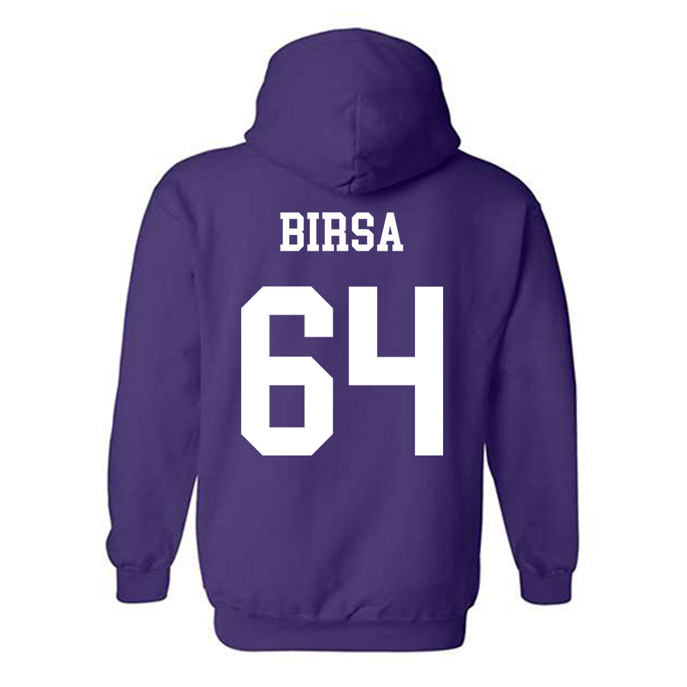 Northwestern - NCAA Football : Anthony Birsa - Sports Shersey Hooded Sweatshirt