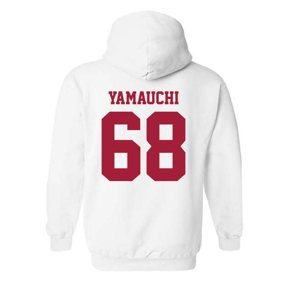 Stanford - NCAA Football : Zak Yamauchi - Hooded Sweatshirt-1