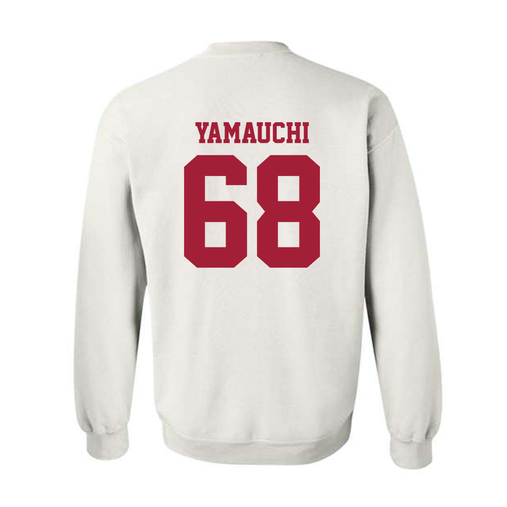 Stanford - NCAA Football : Zak Yamauchi - Crewneck Sweatshirt-1