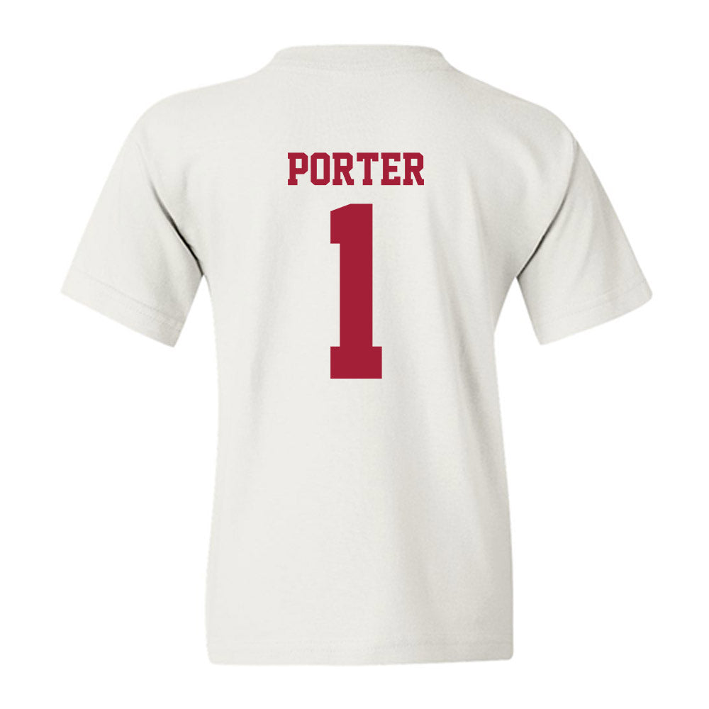 Stanford - NCAA Men's Volleyball : Evan Porter - Youth T-Shirt-1