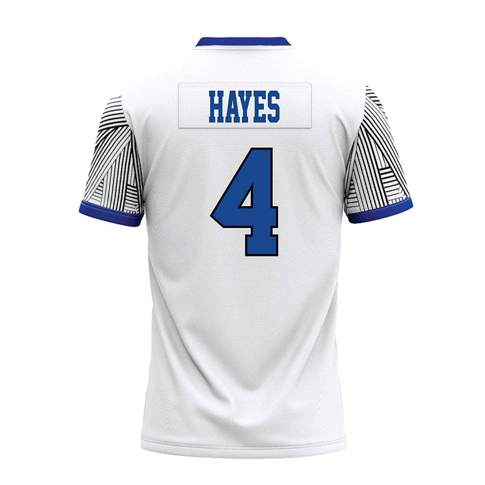 CNU - NCAA Football : Trey Hayes - White Premium Football Jersey