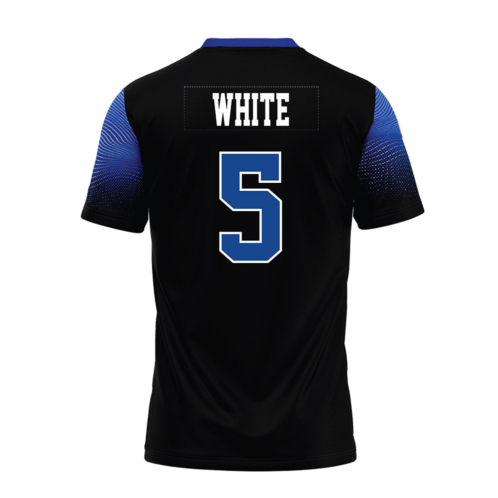 CNU - NCAA Football : Gunner White - Black Premium Football Jersey