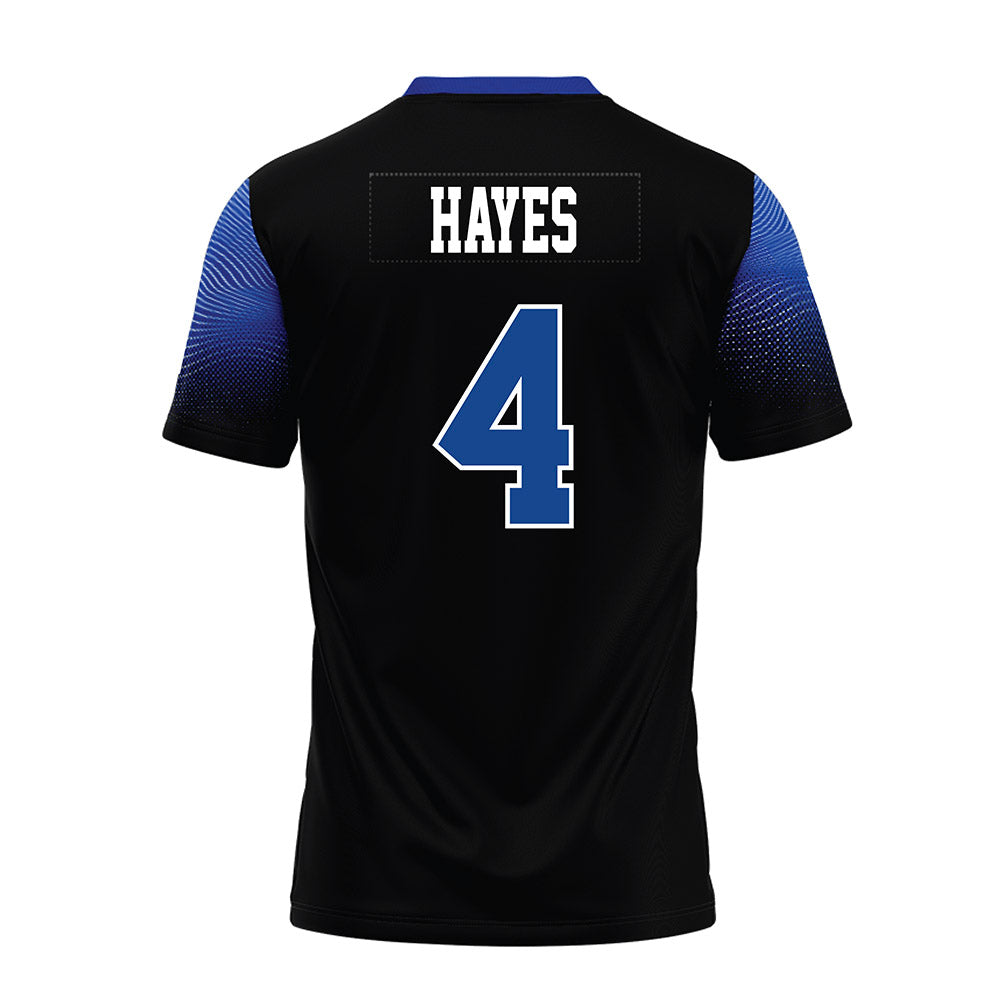 CNU - NCAA Football : Trey Hayes - Black Premium Football Jersey