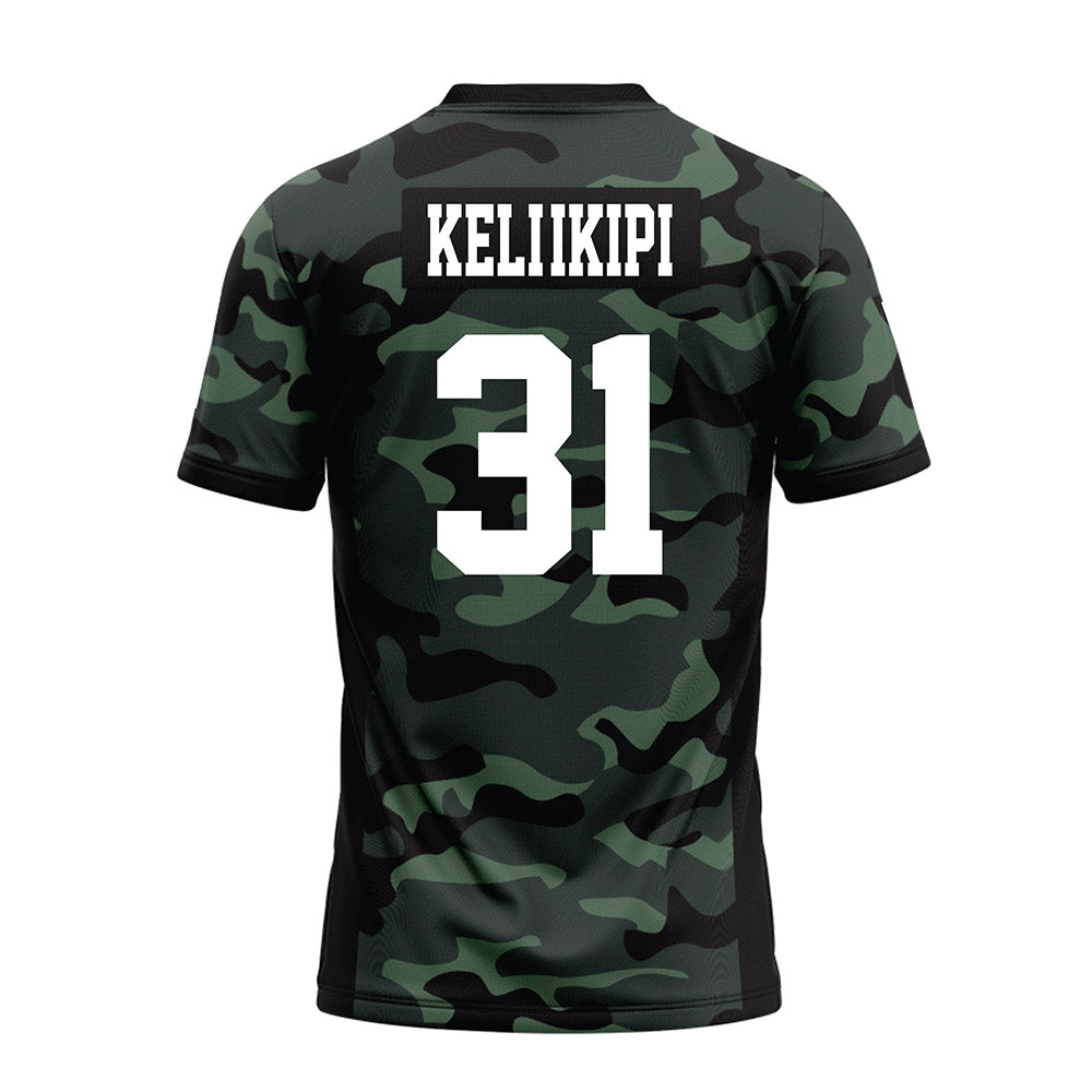 Hawaii - NCAA Football : Tryton Keli'ikipi - Premium Football Jersey