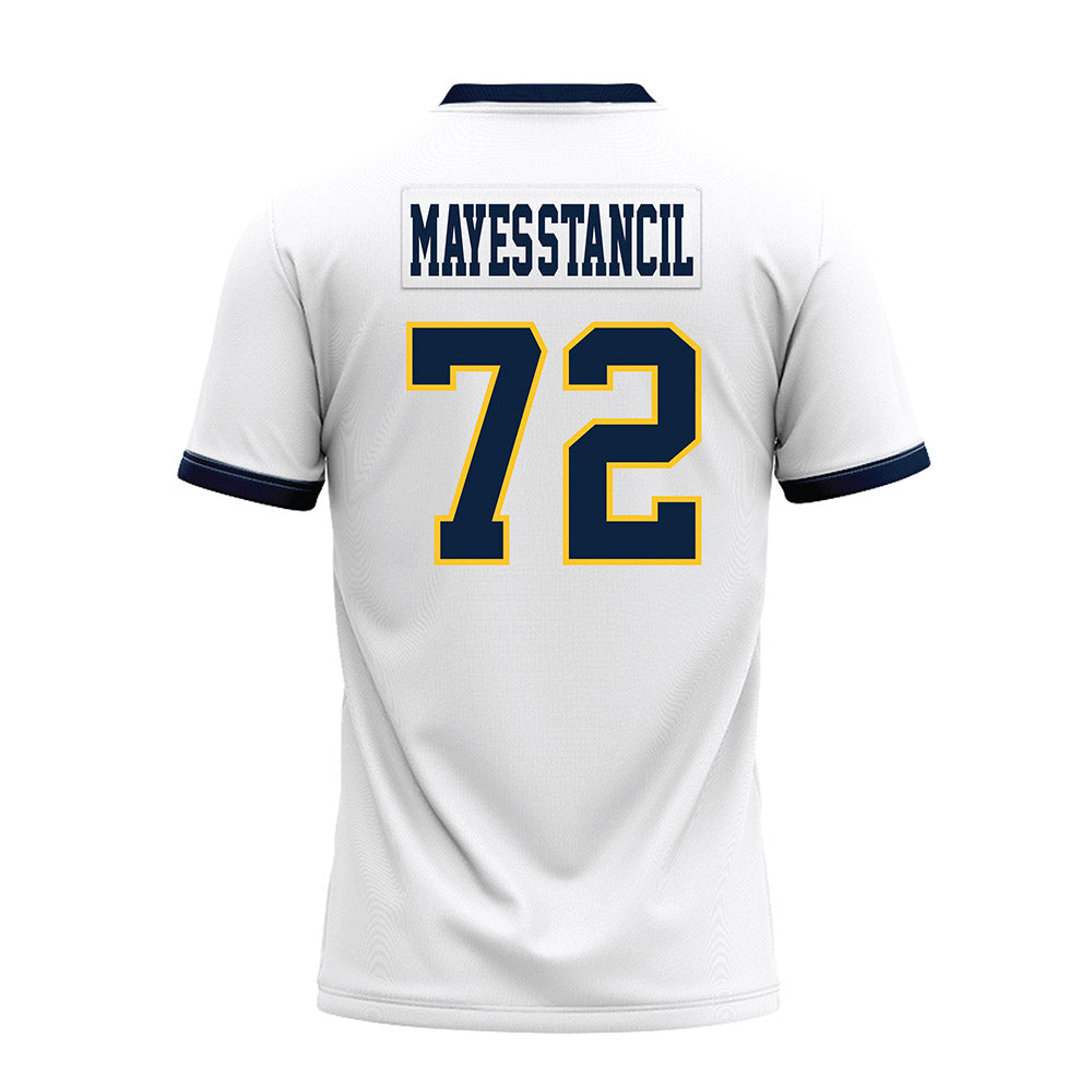 Murray State - NCAA Football : Cameron Mayes-Stancil - White Premium Football Jersey-1
