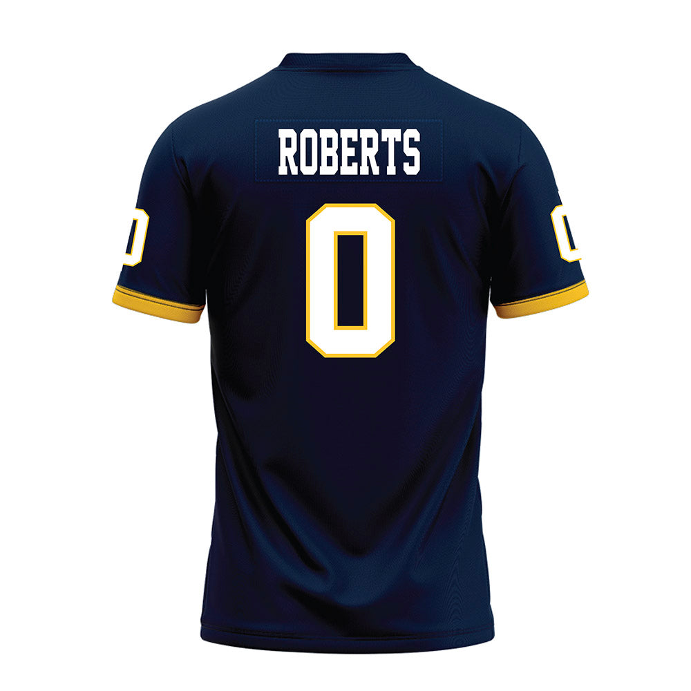 Murray State - NCAA Football : Kobe Roberts - Navy Premium Football Jersey-1