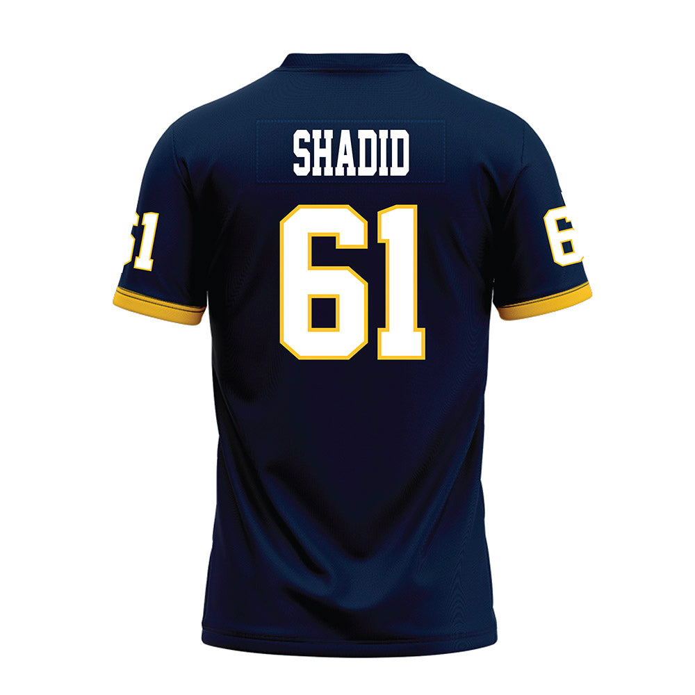 Murray State - NCAA Football : AJ Shadid - Navy Premium Football Jersey-1