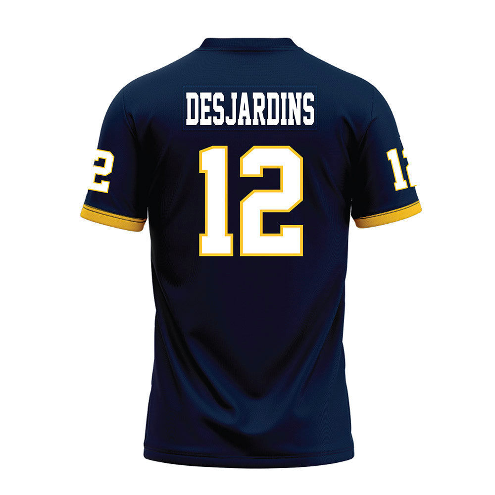 Murray State - NCAA Football : Lucas Desjardins - Navy Premium Football Jersey-1