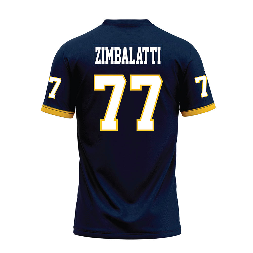 Murray State - NCAA Football : Thomas Zimbalatti - Navy Premium Football Jersey-1