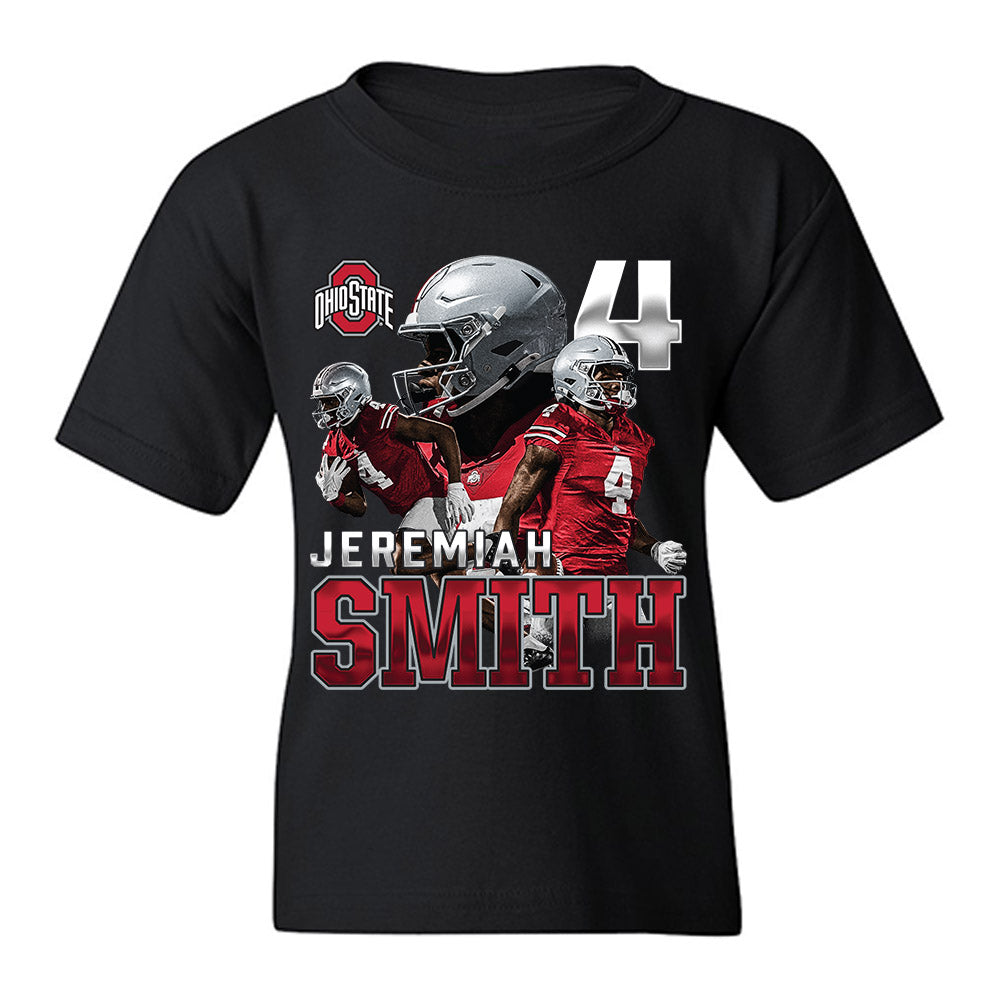 Ohio State - NCAA Football : Jeremiah Smith - Youth T-Shirt