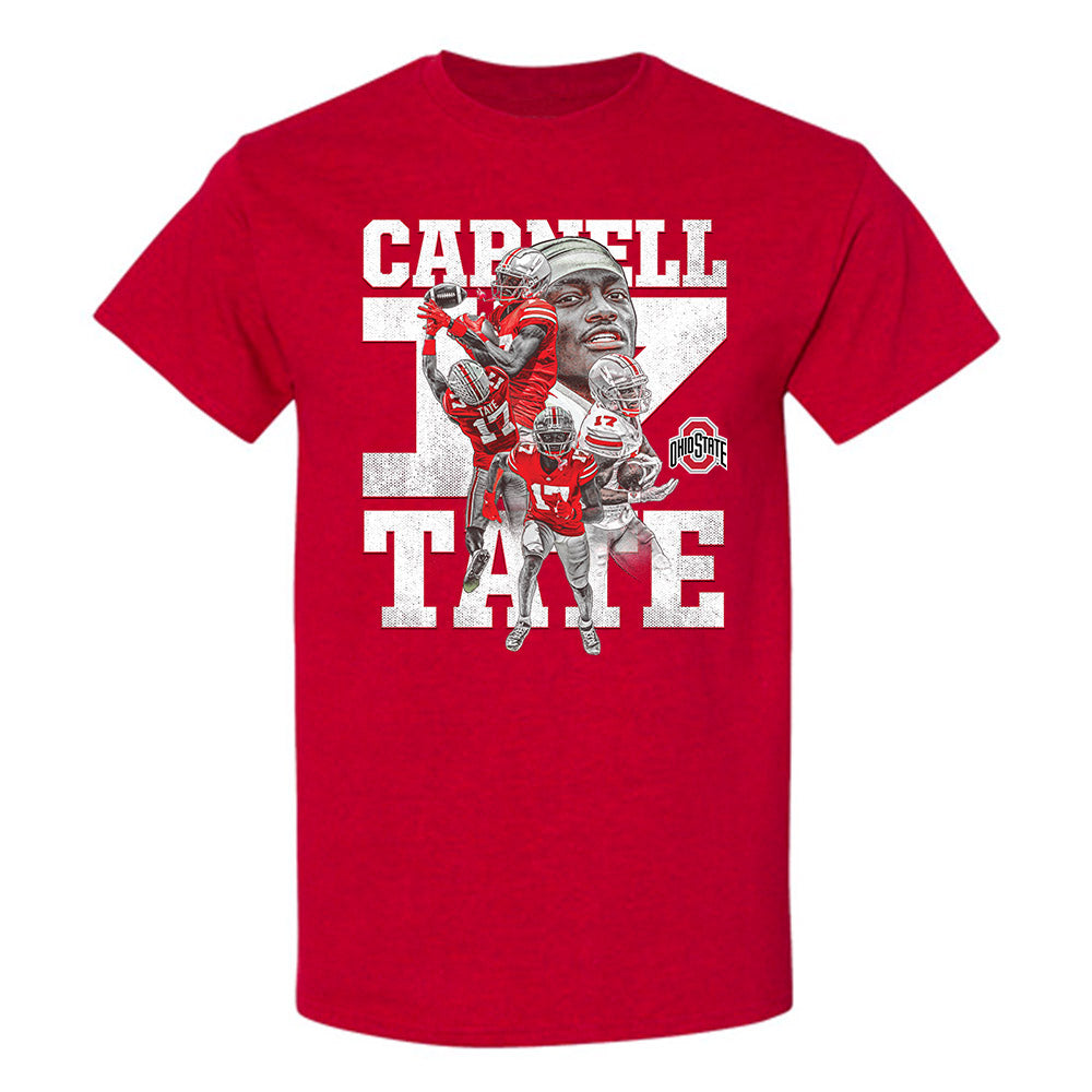 Ohio State - NCAA Football : Carnell Tate - T-Shirt Player Collage