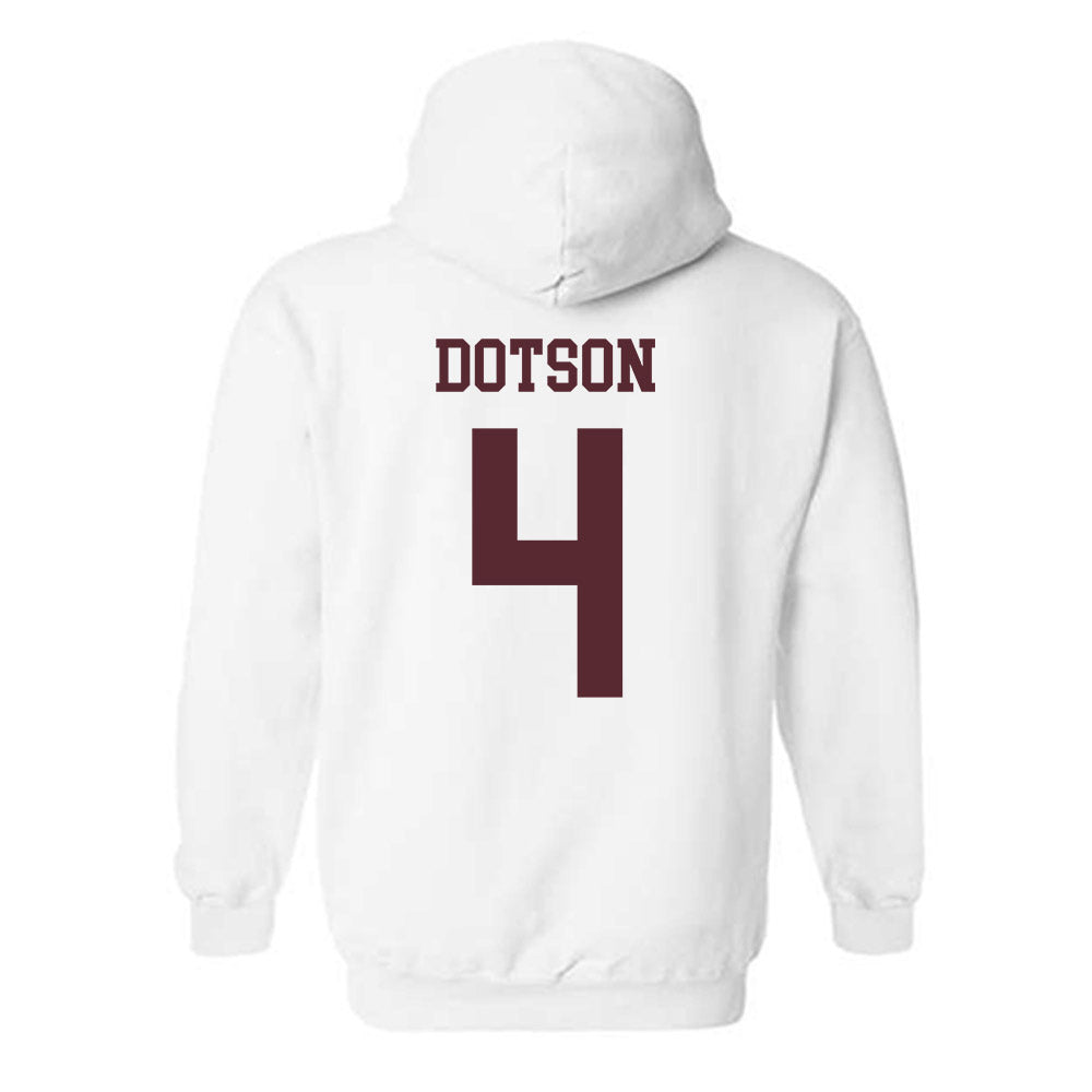 Loyola - NCAA Men's Basketball : Kayde Dotson - Classic Shersey Hooded Sweatshirt-1
