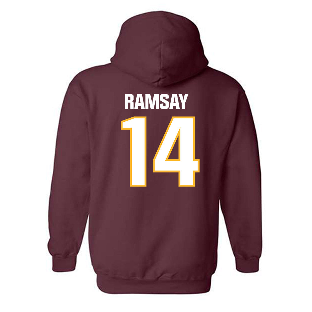 Loyola - NCAA Women's Volleyball : Ella Ramsay - Classic Shersey Hooded Sweatshirt-1
