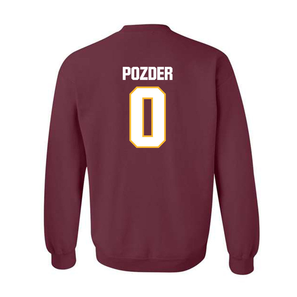 Loyola - NCAA Men's Soccer : Nemanja Pozder - Classic Shersey Crewneck Sweatshirt-1