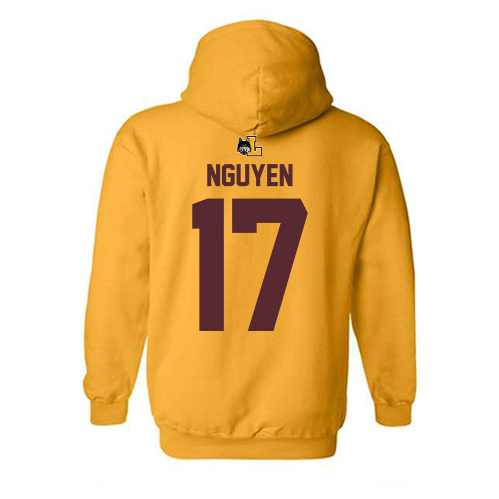 Loyola - NCAA Women's Volleyball : Leyna Nguyen - Classic Shersey Hooded Sweatshirt-1