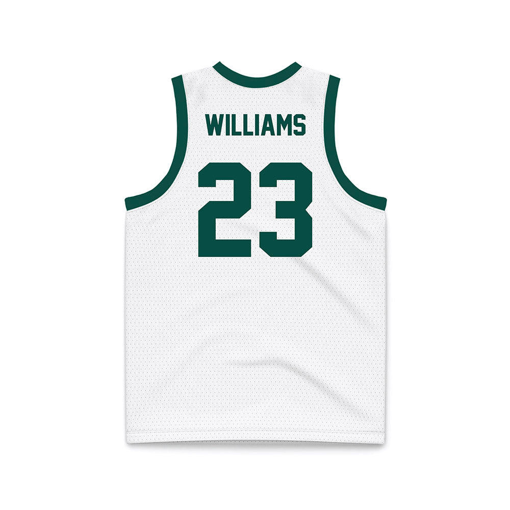 Jacksonville - NCAA Women's Basketball : Priscilla Williams - White Basketball Jersey