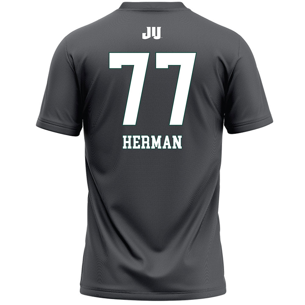 Jacksonville - NCAA Women's Lacrosse : Maddie Herman - Grey Lacrosse Jersey-1