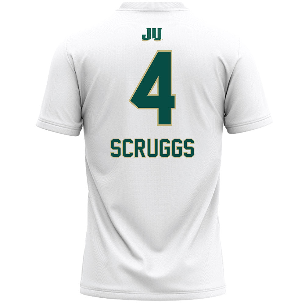 Jacksonville - NCAA Women's Lacrosse : Ainsley Scruggs - White Lacrosse Jersey-1