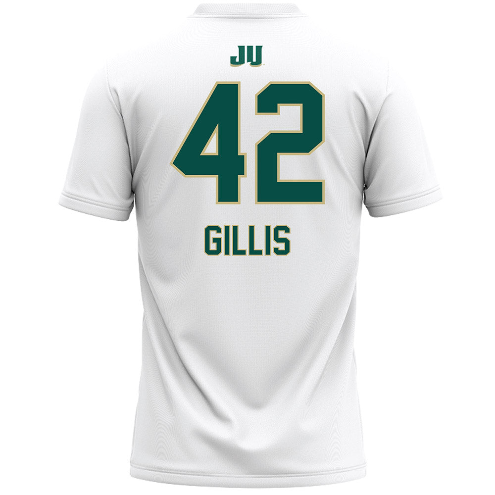 Jacksonville - NCAA Women's Lacrosse : Micaela Gillis - White Lacrosse Jersey-1