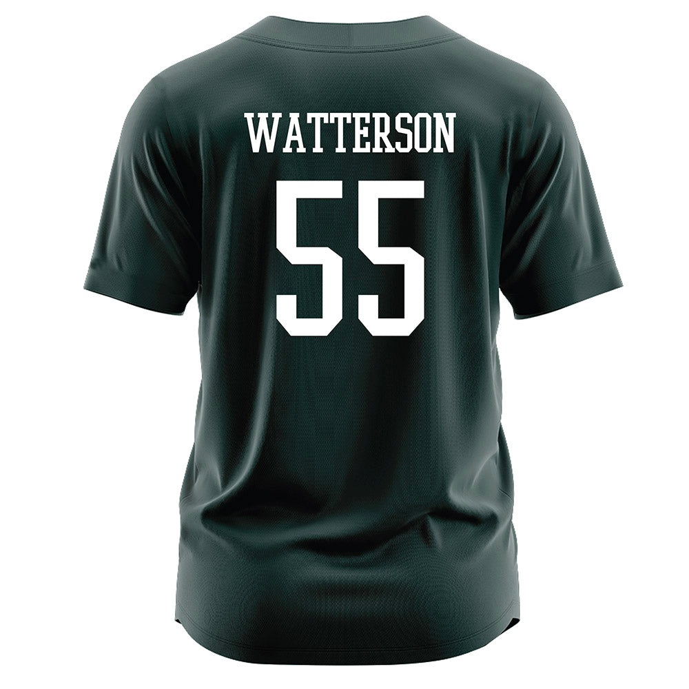 Jacksonville - NCAA Softball : Dacie Watterson - Dark Green Jersey