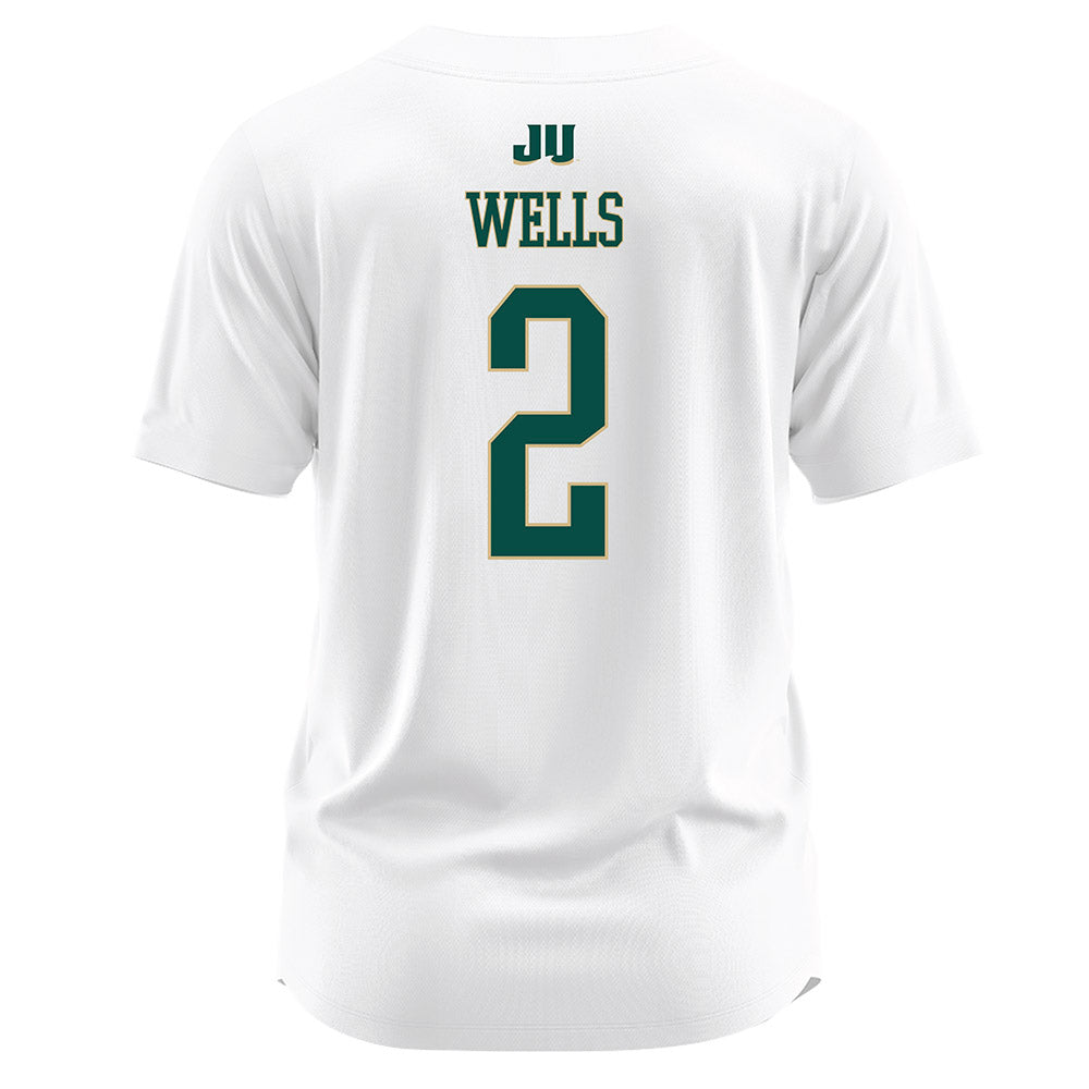 Jacksonville - NCAA Softball : Reese Wells - White Jersey