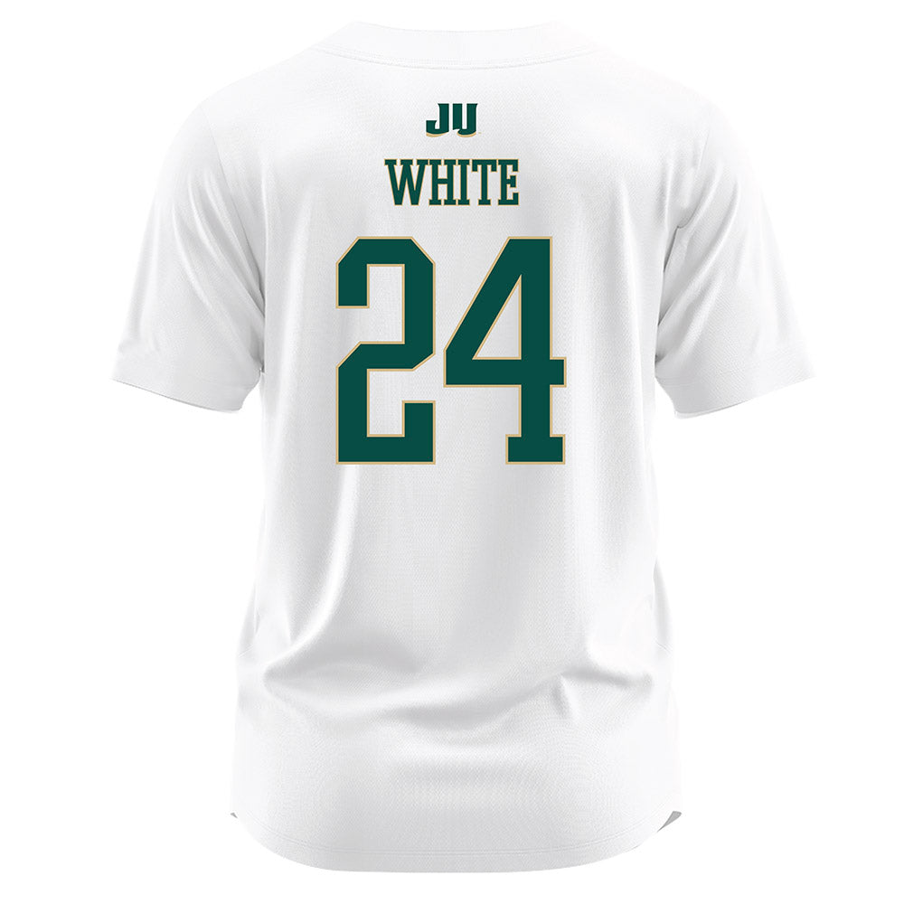 Jacksonville - NCAA Softball : Jordan White - White Jersey