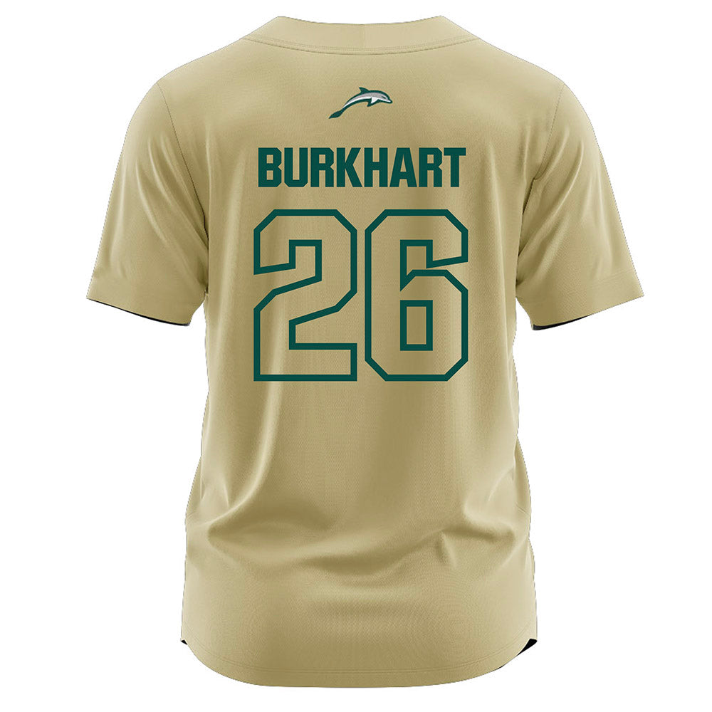 Jacksonville - NCAA Softball : Maci Burkhart - Gold Jersey-1