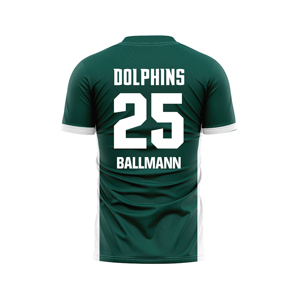 Jacksonville - NCAA Women's Soccer : Lina Ballmann - Green Soccer Jersey-1