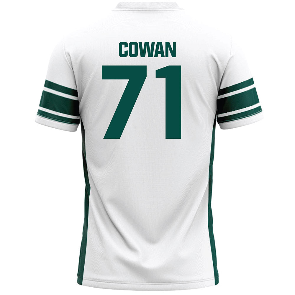 Jacksonville - NCAA Men's Lacrosse : Andrew Cowan - White Lacrosse Jersey
