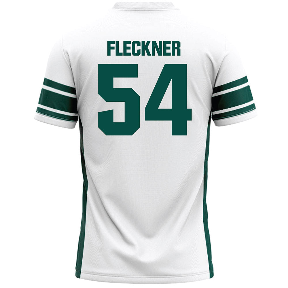 Jacksonville - NCAA Men's Lacrosse : Henry Fleckner - White Lacrosse Jersey-1