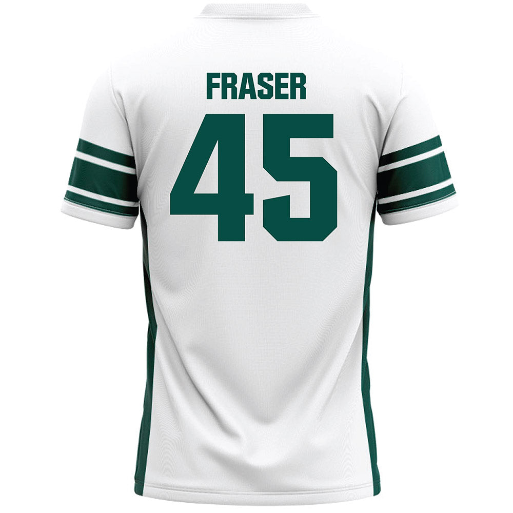 Jacksonville - NCAA Men's Lacrosse : Lucas Fraser - White Lacrosse Jersey