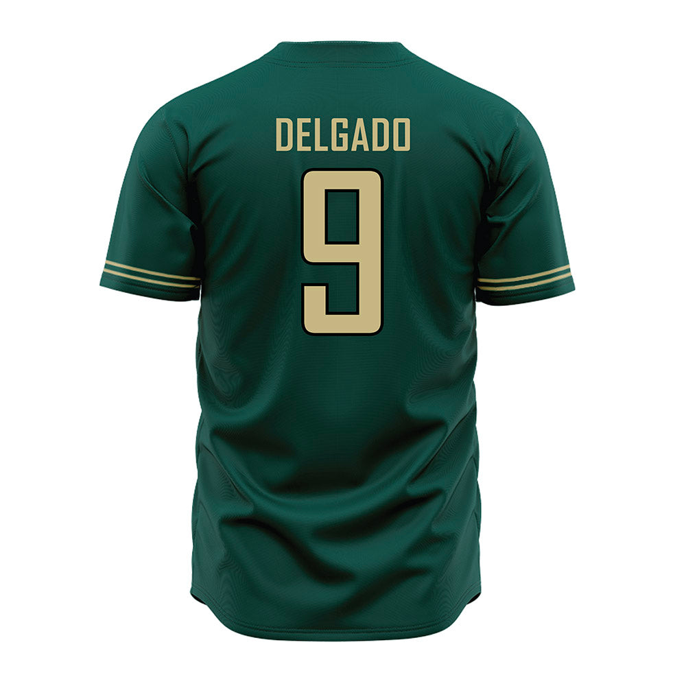 Jacksonville - NCAA Baseball : Abdriel Delgado - Green Jersey