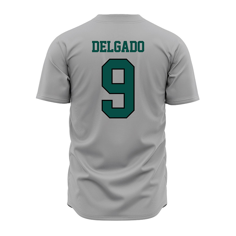 Jacksonville - NCAA Baseball : Abdriel Delgado - Grey Jersey