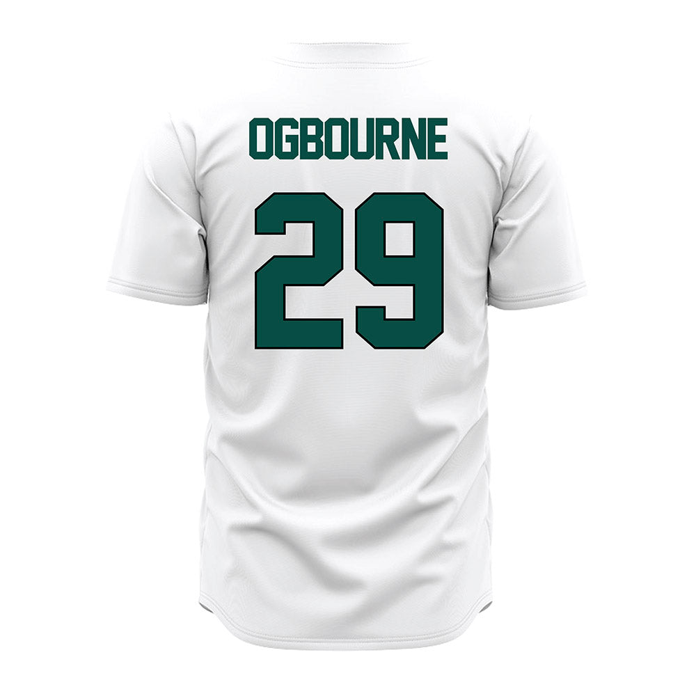 Jacksonville - NCAA Baseball : Archer Ogbourne - White Jersey-1