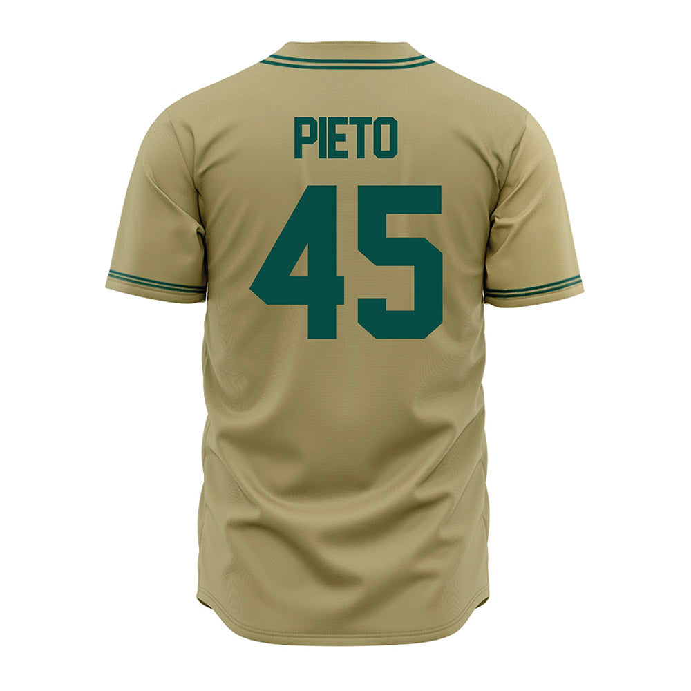 Jacksonville - NCAA Baseball : Dominic Pieto - Gold Jersey-1