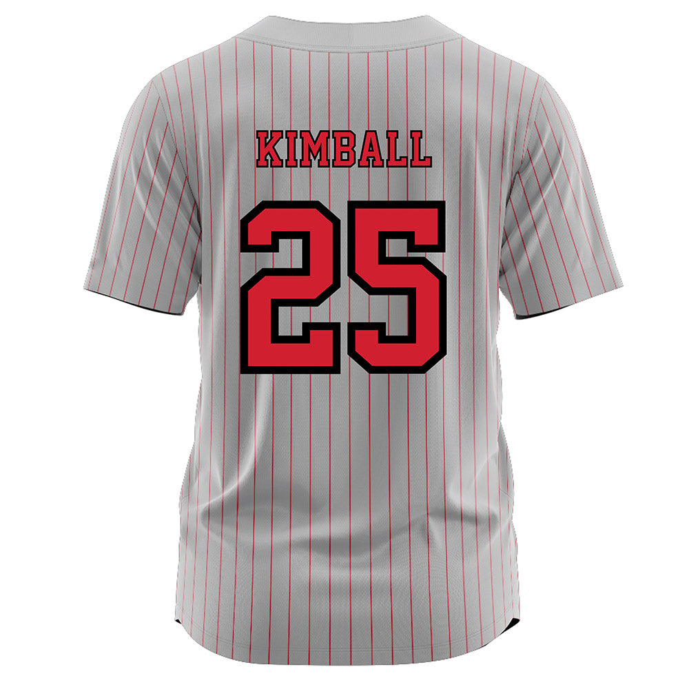 Youngstown State - NCAA Softball : Kennedy Kimball - Grey Jersey-1