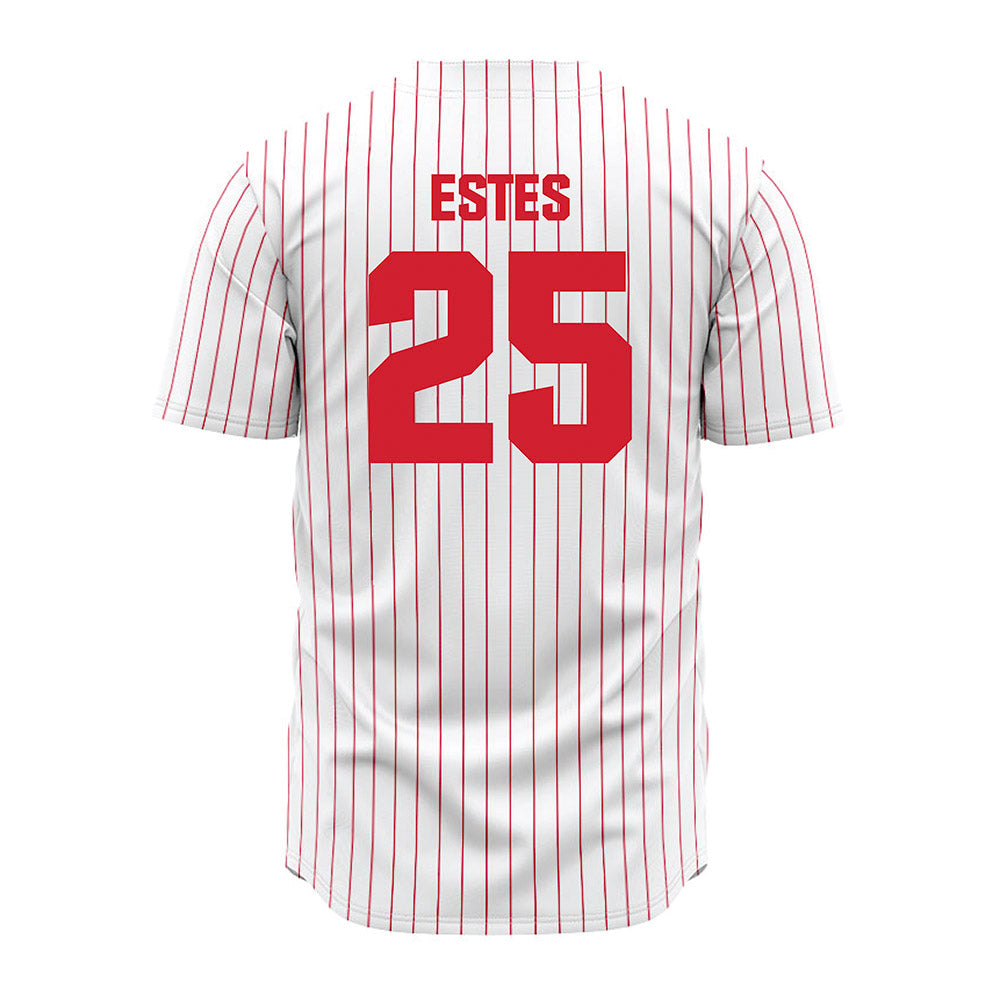 Youngstown State - NCAA Baseball : Sumner Estes - Pinstripe Jersey-1